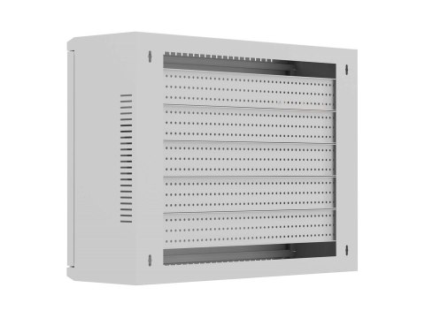 Lanberg szafa instalacyjna TPR 10" & 19" z płytą mesh 560x420x180 szara (złożona)