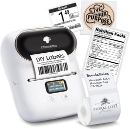 Extralink Mini Spausdintuvas Labeler | Mini spausdintuvas | Baltas