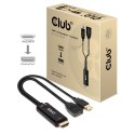 Adapter Club3D CAC-1331 (HDMI to DisplayPort Cable Adapter 4k@60HZ ompatible with Laptop, PS4/5, Xbox One, NS, Mac Mini)