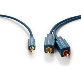 Clicktronic MP3 Adapter kabel 70468 3.5 mm male (3-pin, stereo), 2 RCA male (audio left/right), 3 m