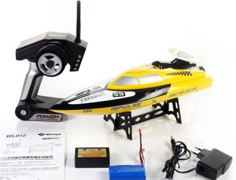 Łódź WL912 2.4GHz RTR- Żółta