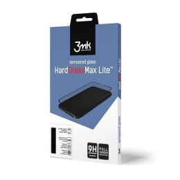 3MK HardGlass Max Lite Screen protector, Apple, Phone X, Tempered Glass, Transparent/Black