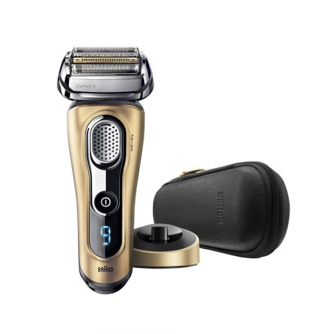 Braun Men's Electric Foil Shaver 9299s Series 9 Wet use, Rechargeable, Charging time 1 h, Li-Ion, Battery, Golden