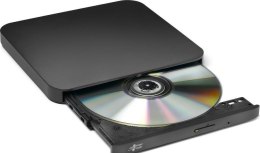 H.L Data Ultra Slim Portable DVD-Writer Black