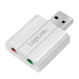 LOGILINK UA0298 USB Audio Adapter, silver