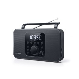 RADIO Muse M-091R Black, AUX in, Alarm function
