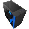 NZXT H400 Side window, Black/Blue, Micro ATX, Power supply included No