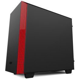 NZXT H400 Side window, Black/Red, Micro ATX, Power supply included No