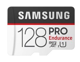 Samsung PRO Endurance 128 GB, MicroSDXC, Flash memory class 10, Adapter