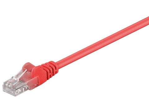 Goobay 68379 CAT 5e patch kabel, U/UTP, red, 5 m