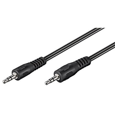 Goobay | Audio cable | Male | Mini-phone stereo 3.5 mm | Mini-phone stereo 3.5 mm | 2.5 m