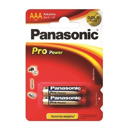 Panasonic Pro Power AAA/LR03, Alkaline, 2 pc(s)