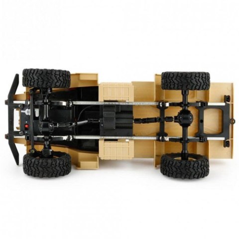 Ciężarówka wojskowa WPL B-14K 1:16 4x4 - KIT - Żółty