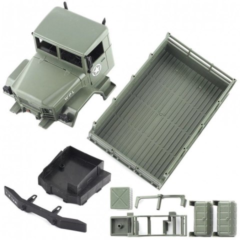 Ciężarówka wojskowa WPL B-16K 1:16 6x6 - KIT - Zielony