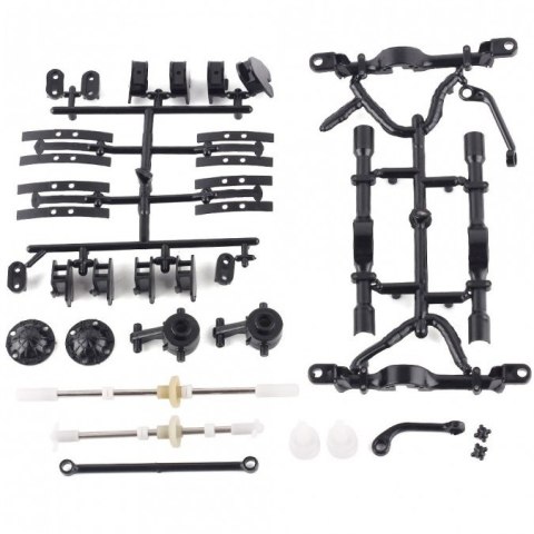 Ciężarówka wojskowa WPL B-16K 1:16 6x6 - KIT - Zielony