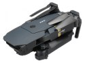 Dron E58 WiFi (FPV 2MP, 3 akumulatory, 2.4GHz, zasięg 80-100m, żyroskop, powrót, zawis, 27cm)