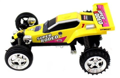 Kart Racing Car Mini 1:52 RTR 27/49MHz - Żółty