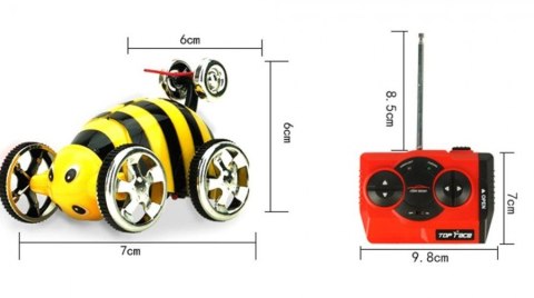 Mini auto Pszczółka RC - Żółty