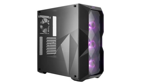 Cooler Master MasterBox TD500 Side window, Black, ATX, Power supply included No