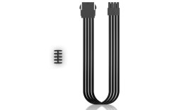 Deepcool PSU Extension kabel DP-EC300-CPU8P-BK Black, 345 x 25 x 17 mm
