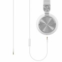 Energy Sistem Słuchawki  DJ2 (Foldable, Contol Talk, Detachable kabel) Headband/On-Ear, 3.5 mm, Microphone, White,
