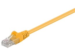 Goobay | CAT 5e | Network cable | Unshielded twisted pair (UTP) | Male | RJ-45 | Male | RJ-45 | Yellow | 15 m
