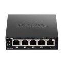 D-Link | Switch | DGS-1005P | Niezarządzany | Desktop | Porty 1 Gbps (RJ-45) w liczbie 5 | Porty PoE w liczbie 4 | Typ zasilania