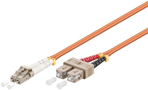 Goobay 96140 Optical fibre kabel, Multimode (OM2) Orange, 0.5 m Optical fiber