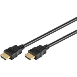 Goobay High Speed HDMI kabel, gold-plated HDMI male (type A), HDMI male (type A), 2 m, Black
