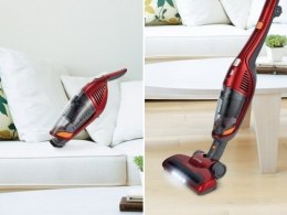 Gorenje Vacuum cleaner handstick 2 in 1 SVC216FS Bagless, Red, 0.6 L, HEPA filtration system, Cordless, 21.6 V, 60 min