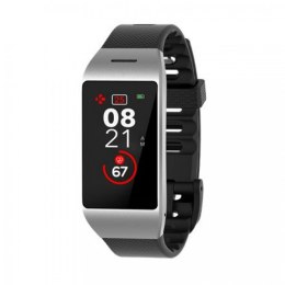 MyKronoz Smartwatch Zeneo Silver/ black, 220 mAh, Touchscreen, Bluetooth, Heart rate monitor, Waterproof, IP67 m