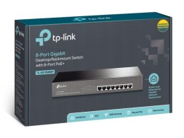 TP-LINK Switch TL-SG1008MP Unmanaged, Rack mountable, 1 Gbps (RJ-45) ports quantity 8, PoE+ ports quantity 8, Power supply type