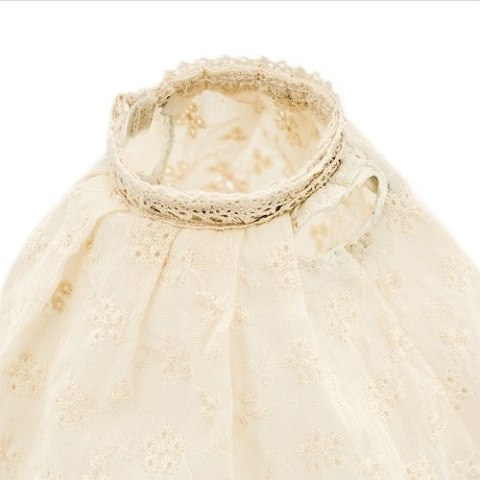 Przytulanka sowa sonya w koronkowej sukience - 25cm