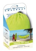 Hamak turystyczny travel set blue 275x140cm
