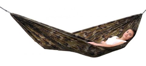 Hamak turystyczny travel set camouflage 275x140cm