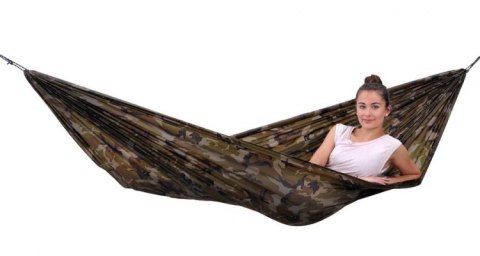 Hamak turystyczny travel set camouflage 275x140cm