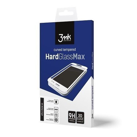 3MK HardGlass Max Screen protector, Samsung, Galaxy S6 Edge, Tempered Glass, Transparent/White