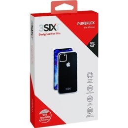 3SIXT Red Pure Flex 2.0 ETUI (3S-1677) Back protection, Apple, iPhone 11 Pro, Polycarbonate, Transparent