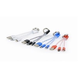 kabelxpert Keyring USB charging combo kabel (mixed colors)