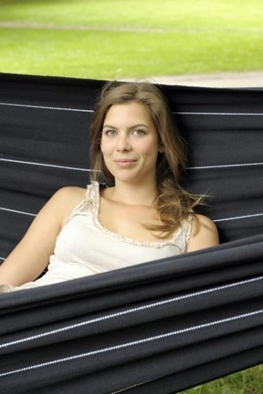 Hamak dwuosobowy barbados black 230x150cm