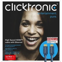 Clicktronic 70303 High Speed HDMI™ cable with Ethernet, 2 m Clicktronic