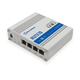 Teltonika Industrial Router RUTX08 No Wi-Fi, 867 Mbit/s, 10/100/1000 Mbit/s, Ethernet LAN (RJ-45) ports 4, 1, Bluetooth LE
