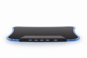 Gembird MP-LED-4P LED MYSZ pad with 4-port USB hub Black/Blue, MYSZ pad, 210 x 225 x 12 mm