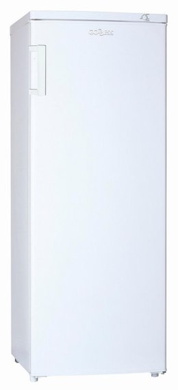 Goddess Freezer GODFSC0143TW8 Upright, Height 143 cm, Total net capacity 163 L, A+, Freezer number of shelves/baskets 6, White,