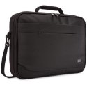 Case Logic | Pasuje do rozmiaru 15,6 " | Advantage | Messenger - Briefcase | Czarny | Pasek na ramię