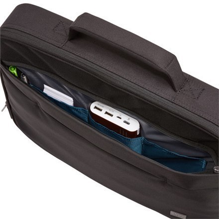 Case Logic | Pasuje do rozmiaru 15,6 " | Advantage | Messenger - Briefcase | Czarny | Pasek na ramię