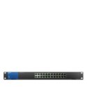 Linksys Swicth LGS124P Unmanaged, Rack Mountable, 1 Gbps (RJ-45) ports quantity 24, PoE+ ports quantity 12, Power supply type Si