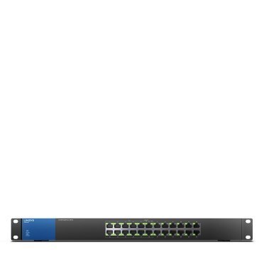 Linksys Swicth LGS124P Unmanaged, Rack Mountable, 1 Gbps (RJ-45) ports quantity 24, PoE+ ports quantity 12, Power supply type Si