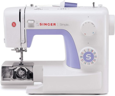 Singer MASZYNA DO SZYCIA  Simple 3232 White, Number of stitches 32, Number of buttonholes One-Step Buttonhole, Automatic threading