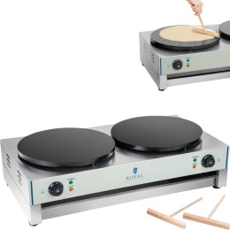 Naleśnikarka podwójna 2 płyty okrągłe śr. 40cm